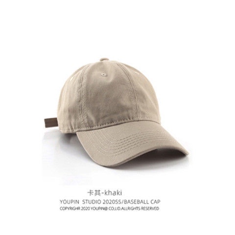 Mũ Lưỡi Trai Chất Liệu Cotton Mềm Màu Trơn Phong Cách Nhật Bản Thời Trang Mùa Hè Cho Nam Và Nữ