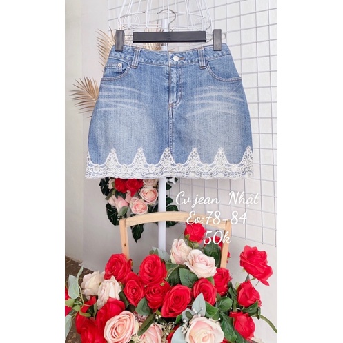 Chân váy Jean bigsize