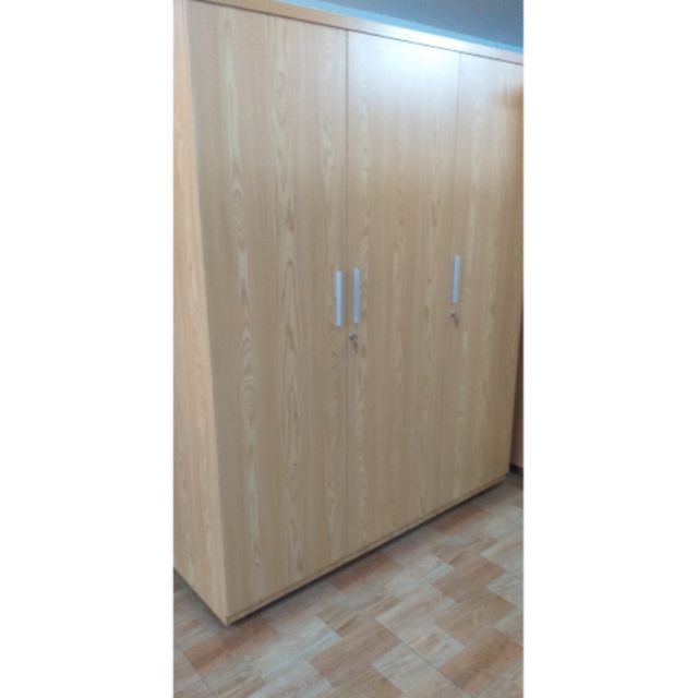 Tủ áo gỗ ép phủ melamin 1m6x2m - màu sồi