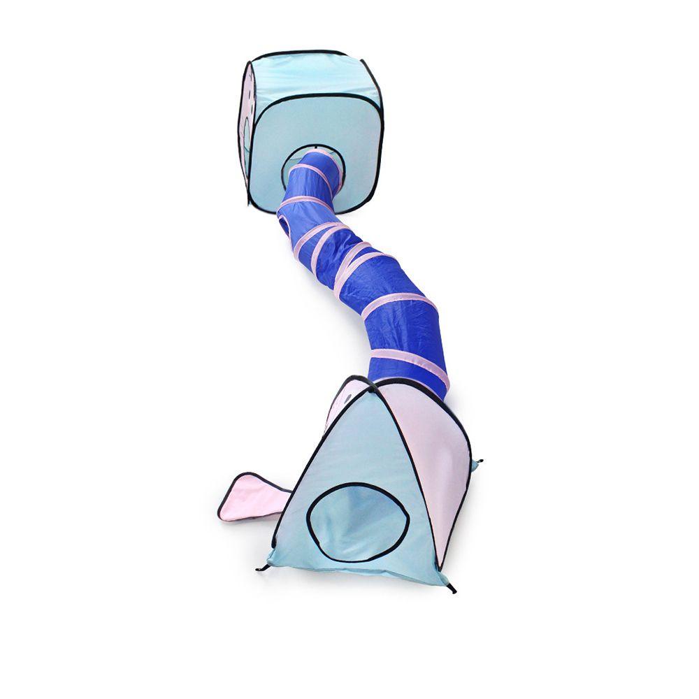 Đường Hầm Hình Cá Vui Nhộn Có Thể Gấp Gọn Dùng Huấn Luyện Thú Cưng