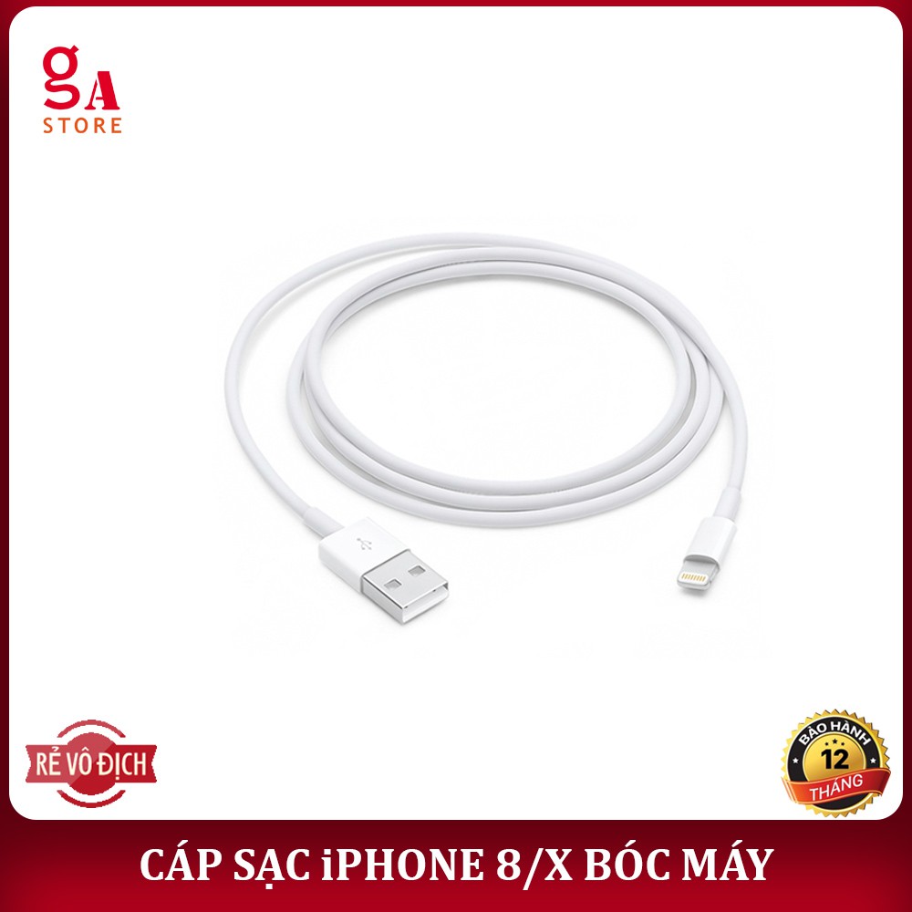 Cáp Sạc IPhone Zin Bóc Máy Lightning⚡️Chính Hãng APPLE⚡️BH 06 Tháng-1 Đổi 1⚡️Fake Đền Gấp 10⚡️FreeShip