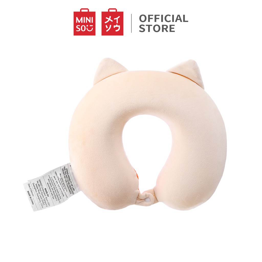 Gối Kê Cổ Bông Chữ U Cao Cấp Miniso (Kitten) - Hàng chính hãng