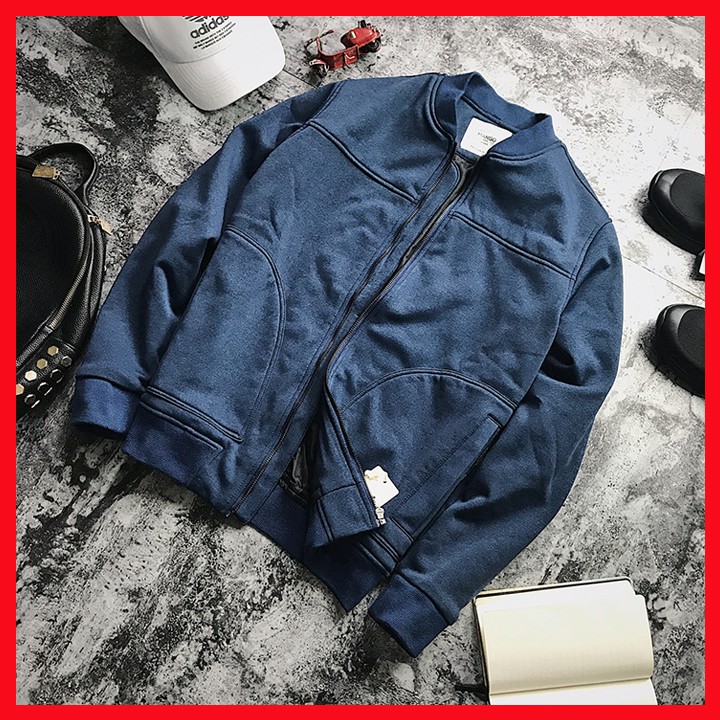 Áo khoác nỉ bomber dáng đẹp
