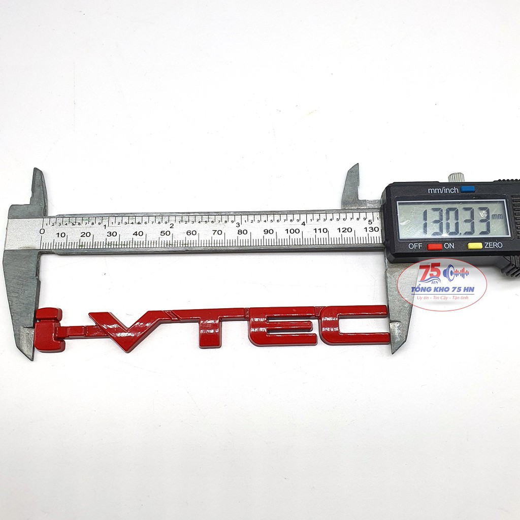 Chữ iVTEC - Tem 3D bằng kim loại hợp kim cao cấp