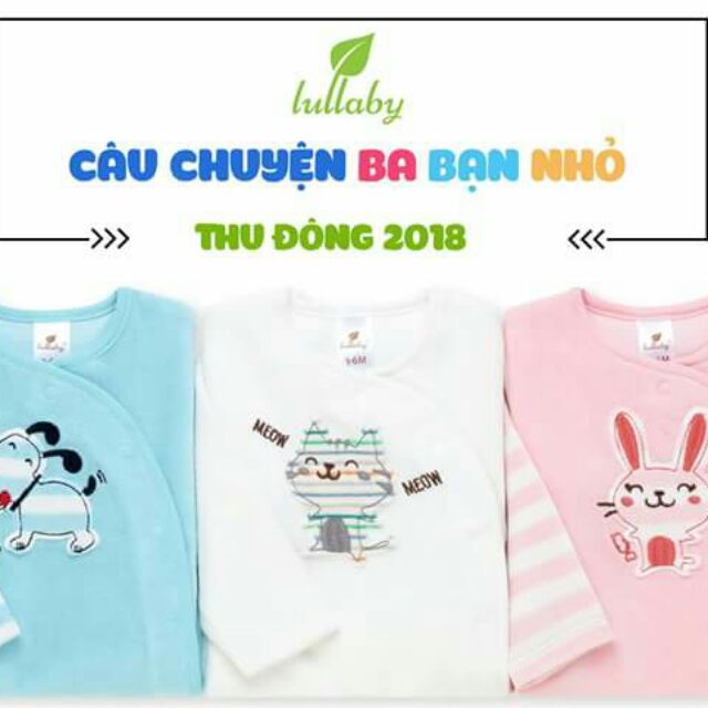 BỘ LIỀN QUẦN BĂNG LÔNG LULLABY BABY- BỘ SƯU TẬP MỚI NHẤT LULLABY