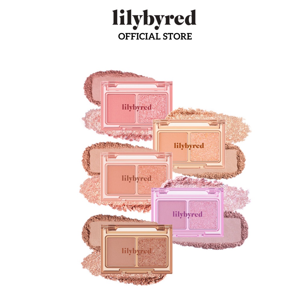 Phấn Mắt 2 Màu LILYBYRED Little Bitty Moment Shadow