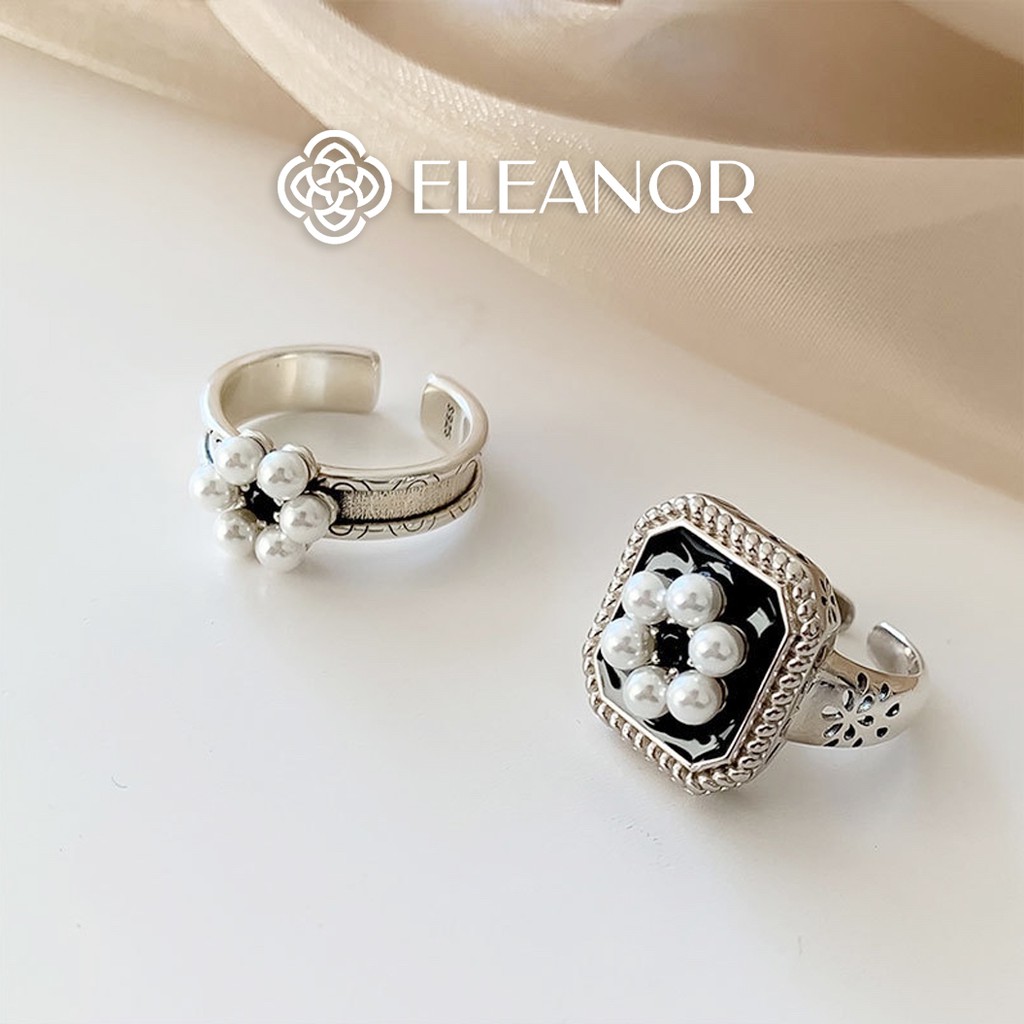 Nhẫn Bạc Nữ Eleanor Thiết Kế Độc Đáo, Cổ Điển, Phong Cách Vintage