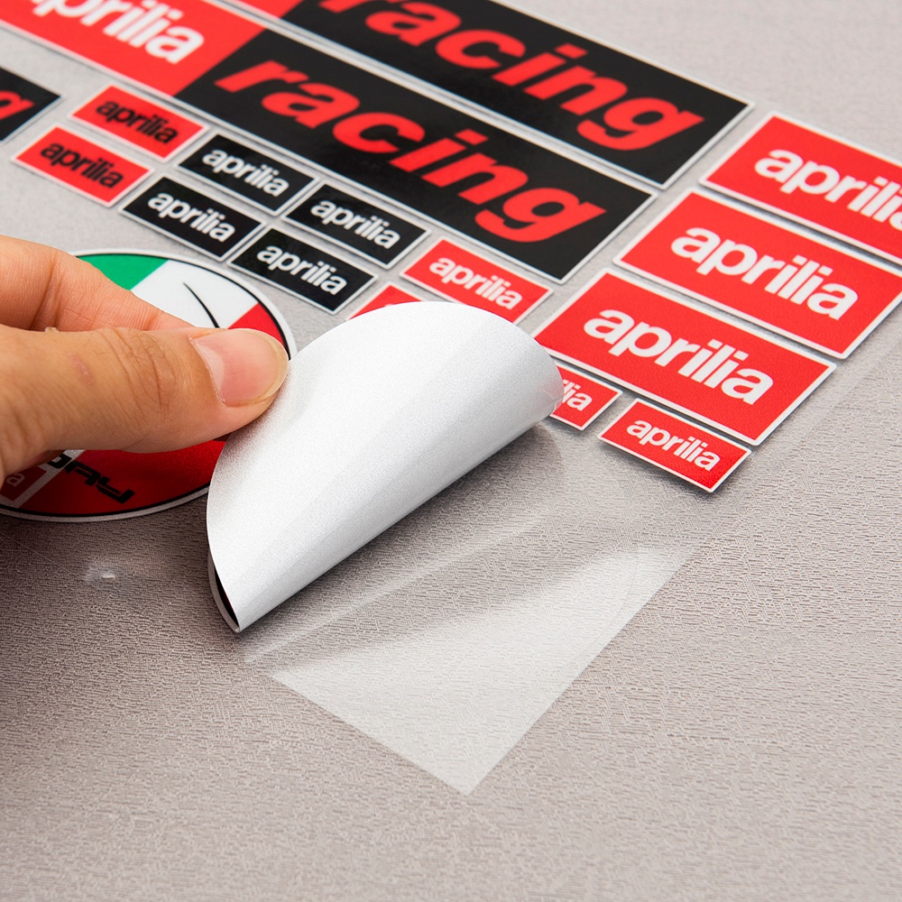 1 PC Aprilia Đua xe phản quang cao Dán xe máy Mũ bảo hiểm Motocross Cá tính Đề can trang trí cho Aprilia RSV RSV4 Tuono RS