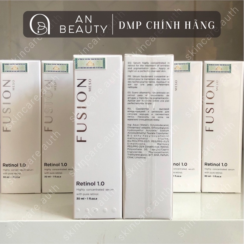 SERUM FUSION RETINOL 1.0 Căng Bóng, Trẻ Hoá Da 30ml