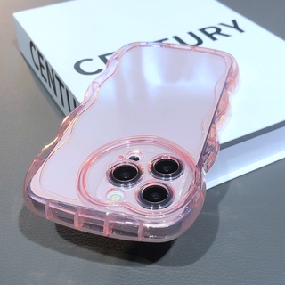 Ốp Điện Thoại TPU Mềm Trong Suốt Chống Sốc Họa Tiết Gợn Sóng Màu Kẹo Cho iPhone X XR XSMAX 11pro 12Pro 13Pro 7 8 plus 11 12 13Promax