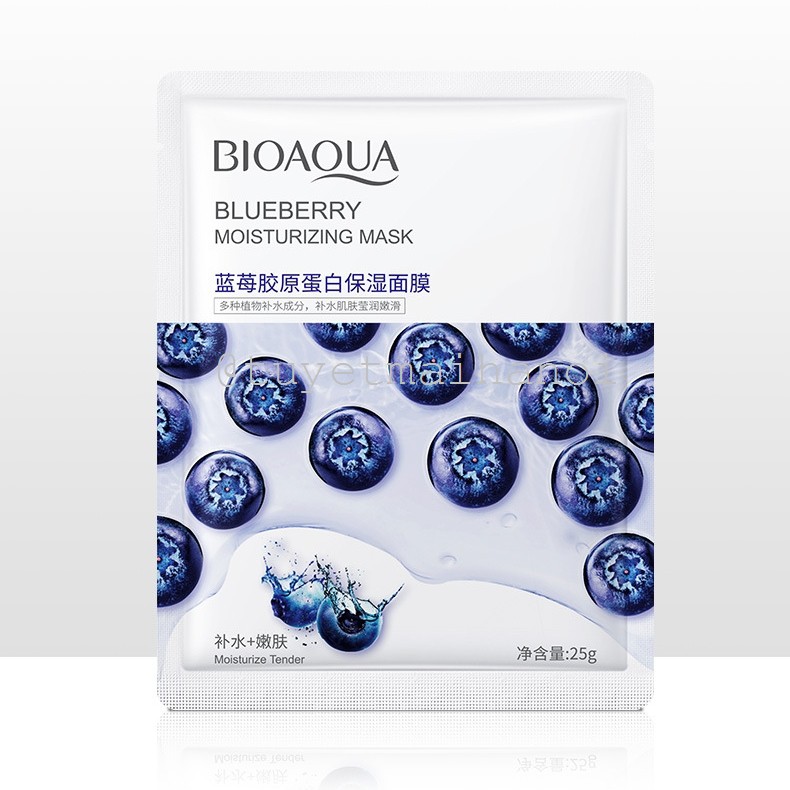 Mặt Nạ Trái Cây BIOAQUA Cao Cấp 8 Vị Thiên Nhiên - Dưỡng Trắng Cấp Ẩm Giảm Mụn Se Khít Lỗ Chân Lông