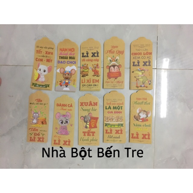 10 bao lì xì Tết 2020