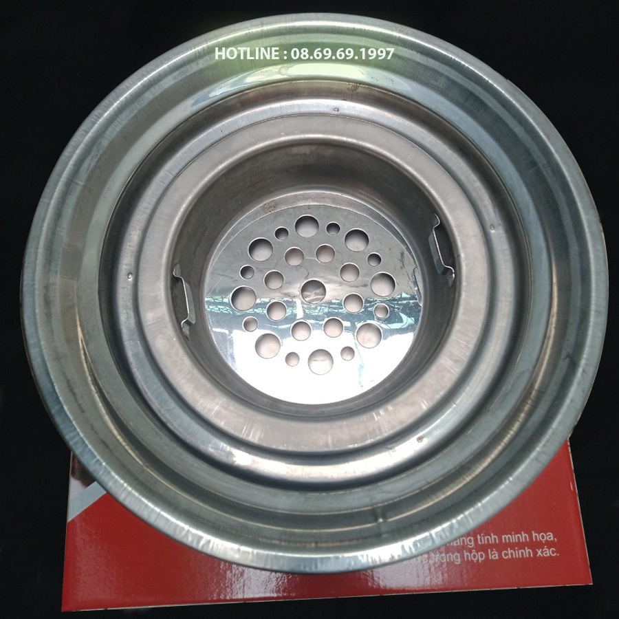 HCM : Bếp nướng than hoa DK lắp âm bàn cho nhà hàng, quán nướng, vỉ inox 1.4mm