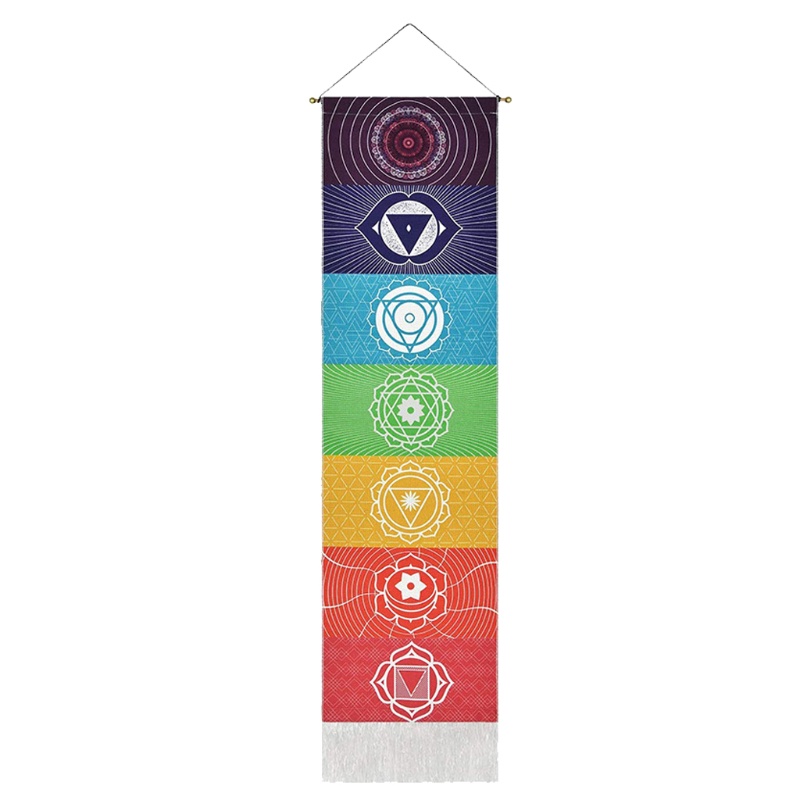 Tranh Vải Treo Tường 7 Tấm Họa Tiết Mandala Độc Đáo