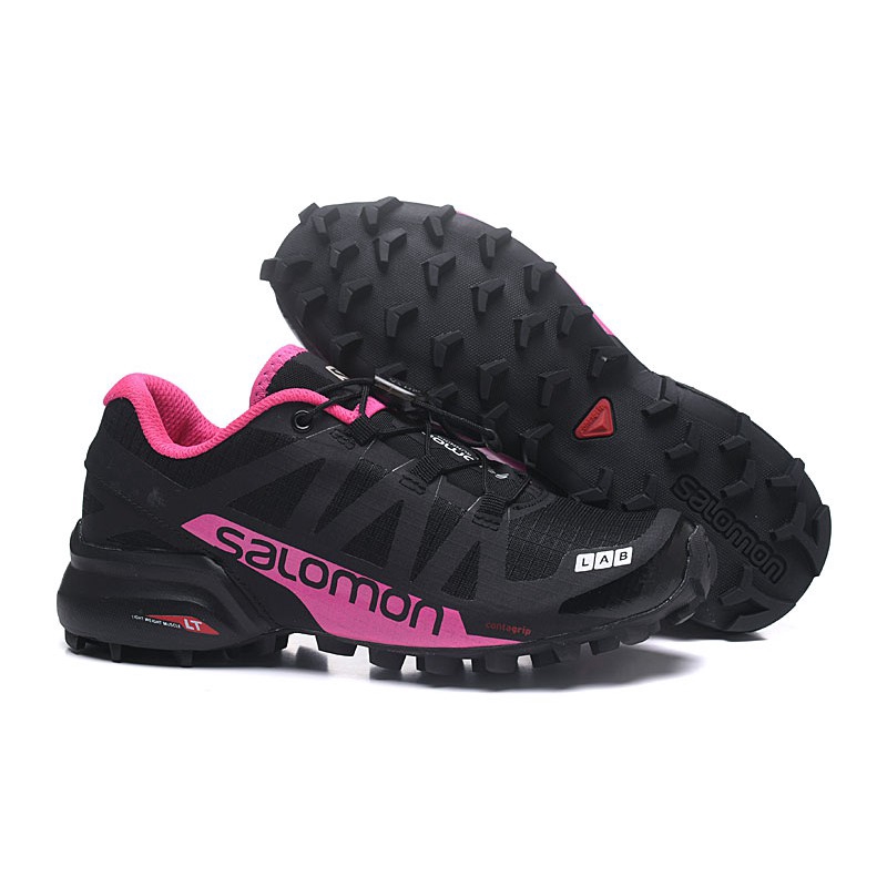 [Với hộp] Chính hãng Salomon Speedcross PRO 2 giày thể thao đi bộ ngoài trời Giày đen / tím cỡ 40-46