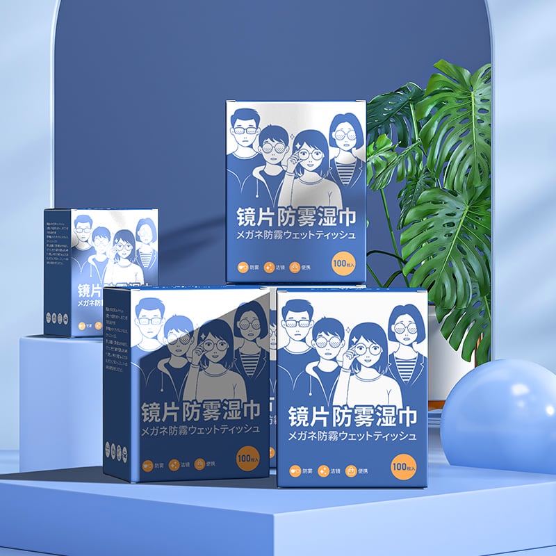 Khăn Lau Kính Nano Chống Bám Hơi Nước Giấy Lau Làm Sạch Kính Cận Không Bị Mờ Sương Khi Đeo Khẩu Trang GDTM-Đậu Đậu