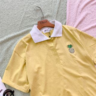 Đầm váy suông cổ bẻ trắng