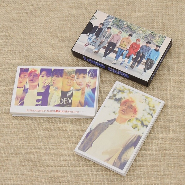 Hộp ảnh postcard SUPER JUNIOR 30 ảnh