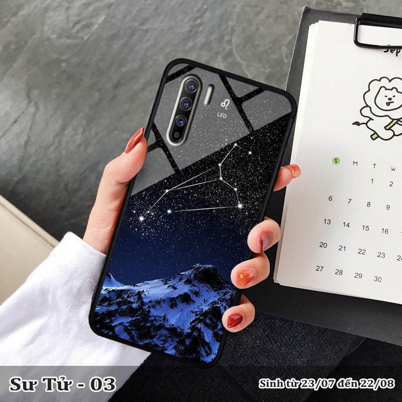 Ốp kính Oppo RENO 3 5G/ FIND X2 LITE in cung hoàng đạo