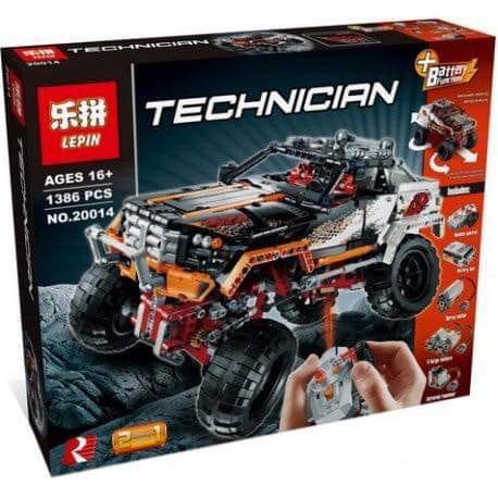 Lego Technic - Lepin 20014 ( Ô Tô Địa Hình Điều Khiển Từ Xa 1386 khối )