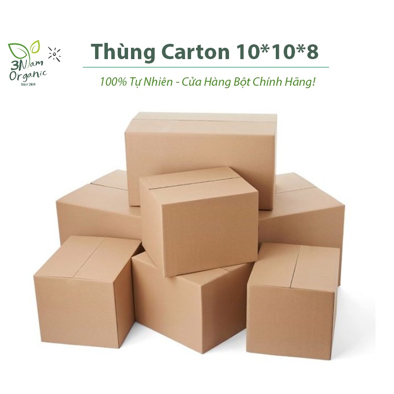 20 Thùng Carton 10*10*8 - 3nfam.organic