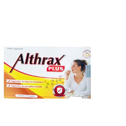 Viên Uống Althrax Plus Nâng Cao Sức Đề Kháng, Tăng Cường Sức Khỏe