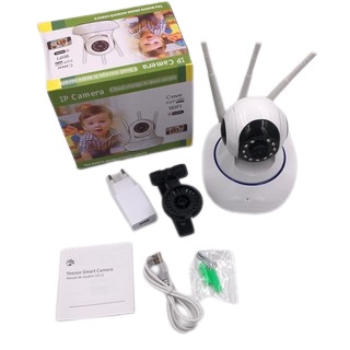 Camera 3 Ăng Ten Ip Wifi 360O 720p Yoosee Hệ Thống Yoosee