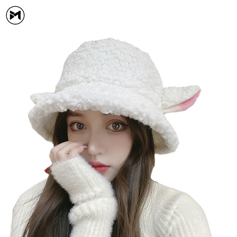Nón Tai Bèo Lông Cừu Ấm Áp Thời Trang 2022 Cho Nữ