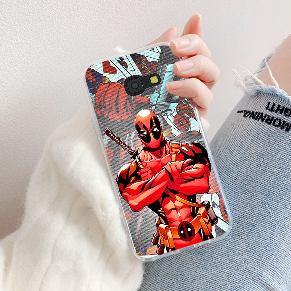 Ốp điện thoại trong suốt in hình Marvel Spider-Man 40HD cho Samsung A01 EU A5 2017 A6 Plus 2018 A7 A8 A9 M20 M31 A71