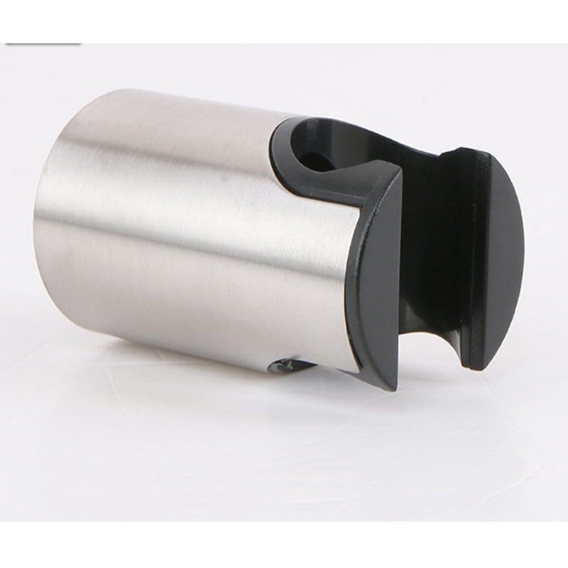Gác cài, giá đỡ inox Tròn dài cho đầu vòi xịt vệ sinh, nhà tắm khoan vít tiện dụng, chắc chắn