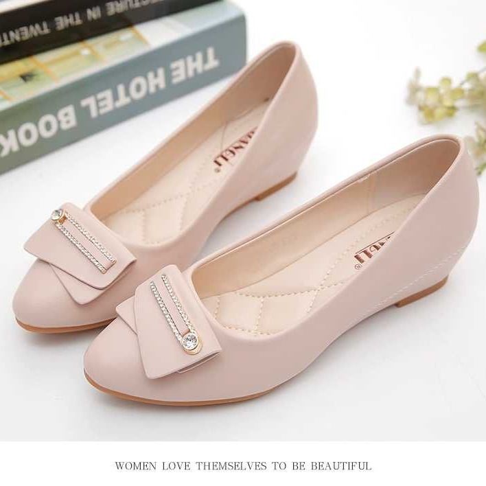 Giày Búp Bê Da Mềm Đế Xuồng Thời Trang Xuân Thu Chất Lượng Cao Cho Nữ