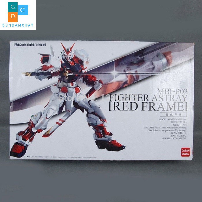 Mô hình lắp ráp Gundam MBF-P02 FIGHTER ASTRAY RED FRAME 1/60 DABAN - Gundamchat