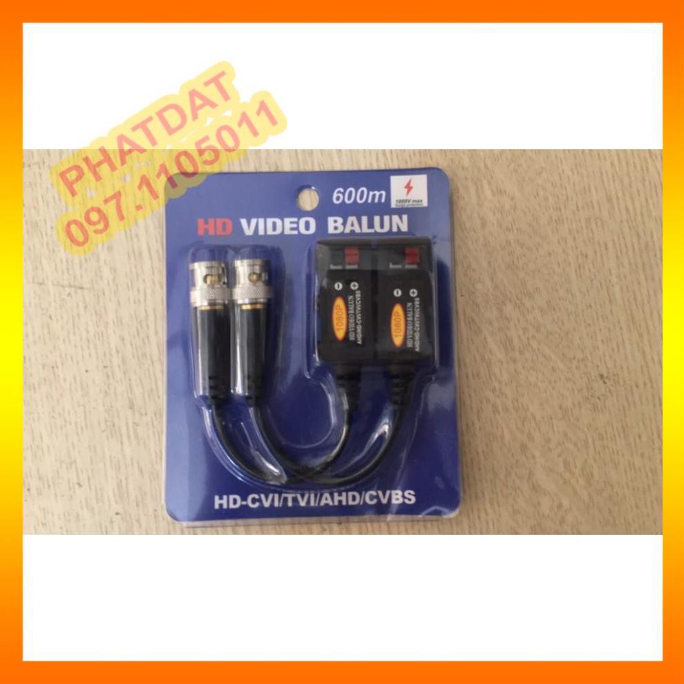 Bộ Chuyển Đổi Video Balun Cho Camera Hd-Cvi/Tvi/Ahd/Cvbs 1080- 600m. -LUCAR