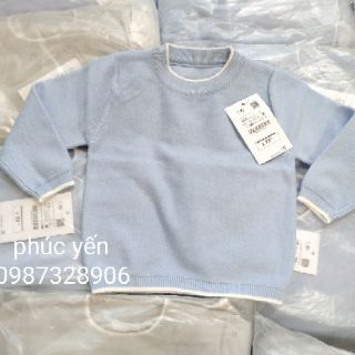 ÁO LEN TRƠN ZARA DÁNG BASIC BÉ TRAI SIÊU XỊN MỊN