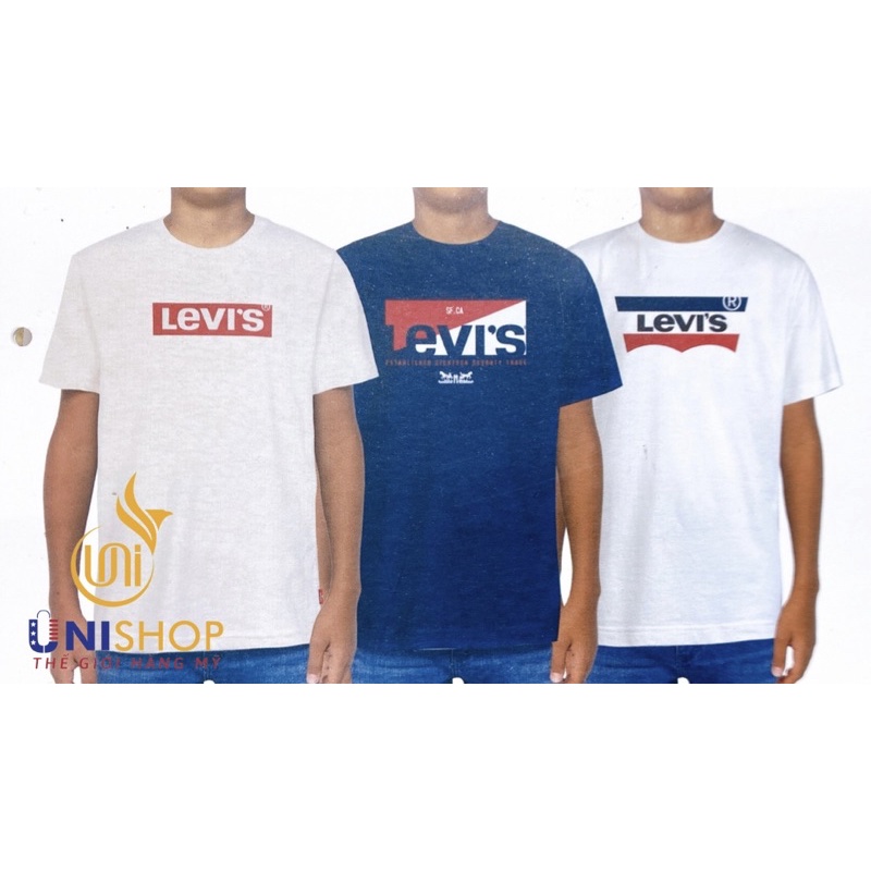 TÁCH SET 3 ÁO THUN NAM/NỮ LEVI’S MỸ