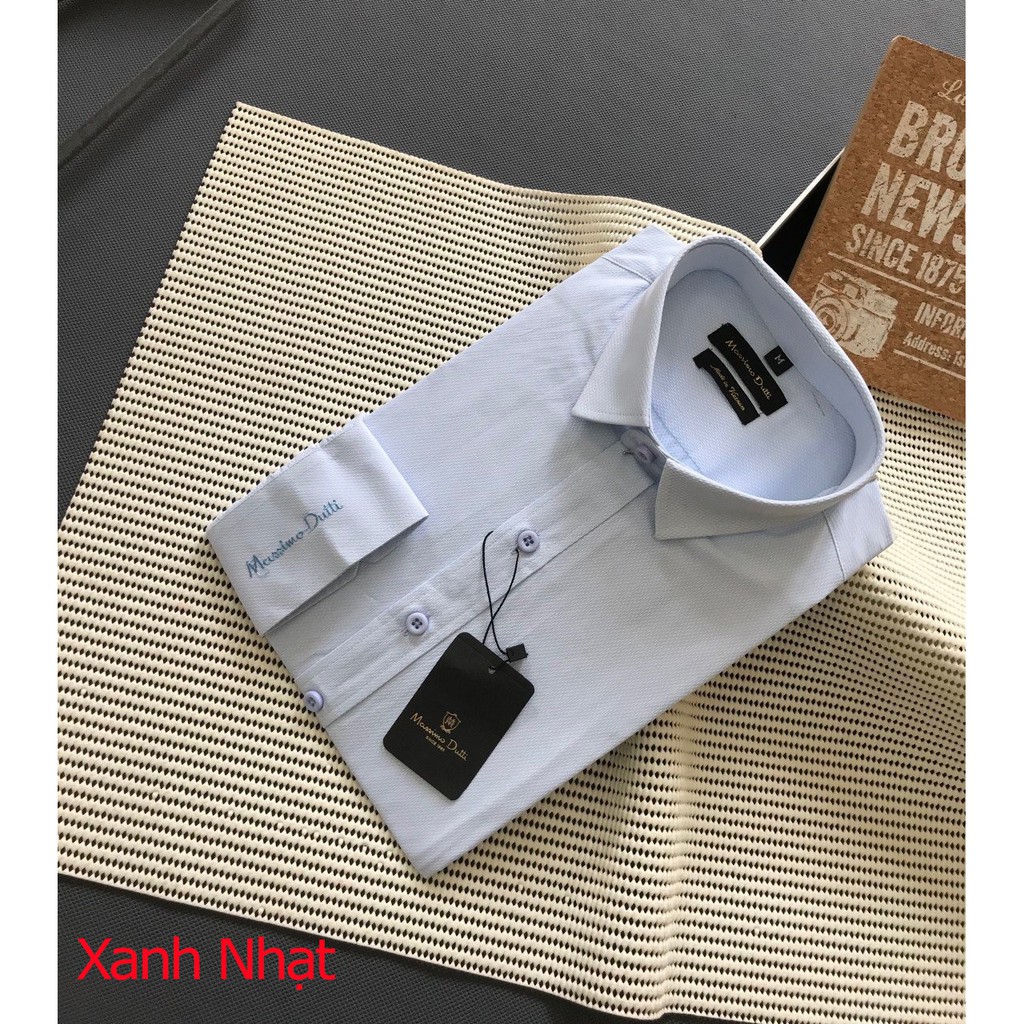 Áo sơ mi nam dài tay công sở chất kate gân cực đẹp ASMDBP002 | BigBuy360 - bigbuy360.vn