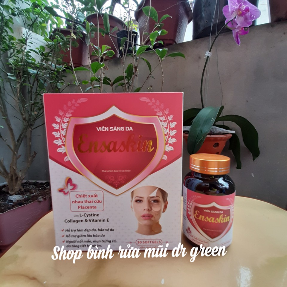 Viên Sáng Da Ensaskin Chiết Xuất Nhau Thai Cừu Hộp 30 Viên | BigBuy360 - bigbuy360.vn
