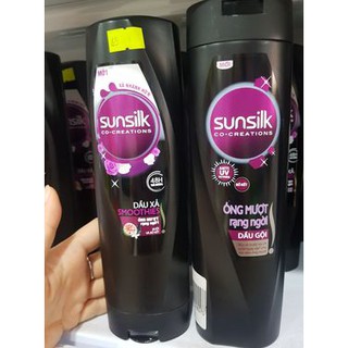 BỘ Dầu Gội Xả SUNSILK tinh chất bồ kết và công nghệ Kim Cương Óng Ánh 320g