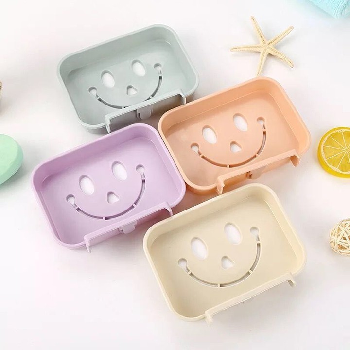 Giá để xà phòng mặt cươi smile dán tường siêu chắc