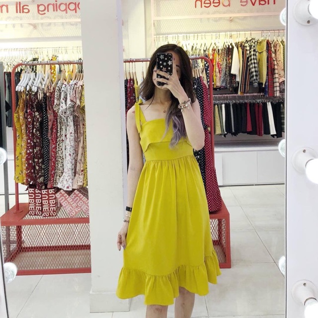 Váy Rubies màu vàng new tag 100% 280