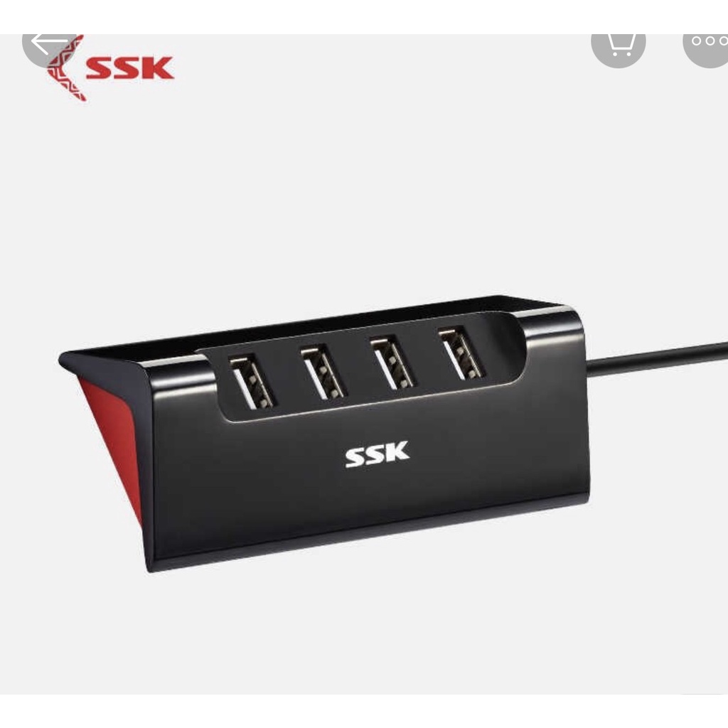 Bộ chia  4 cổng USB 3.0 SSK SHU 835- Hàng chính hãng