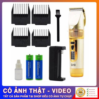 Tông Đơ Cắt Tóc Nhật Bản KATO G10 Máy Chạy CỰC ÊM 2 Pin Lưỡi Sứ Tự Mài [ FULLBOX ]