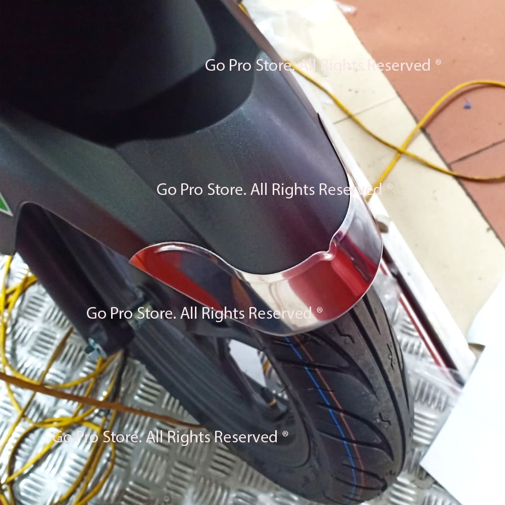 Ốp Mỏ Đuôi Dè AIR BLADE 2013 - 2015 Inox 304