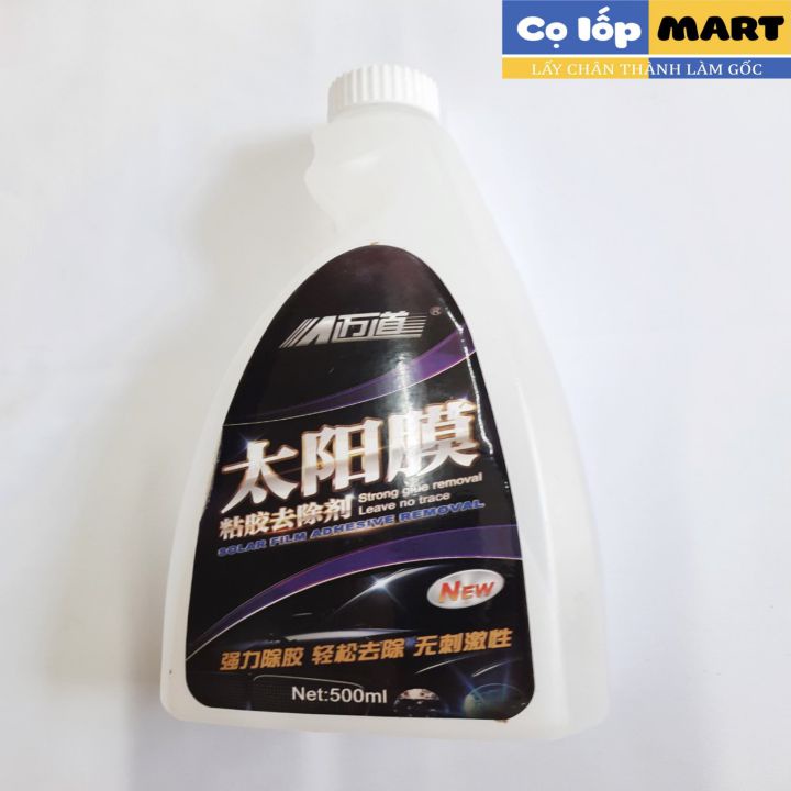 Dung dich tẩy keo phim cách nhiệt 500ml, tẩy keo bám trên kính decal, tẩy băng dính làm sạch keo hiệu quả