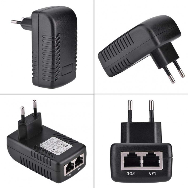Nguồn  PoE Cho Camera, Wifi... 48V-0.5A