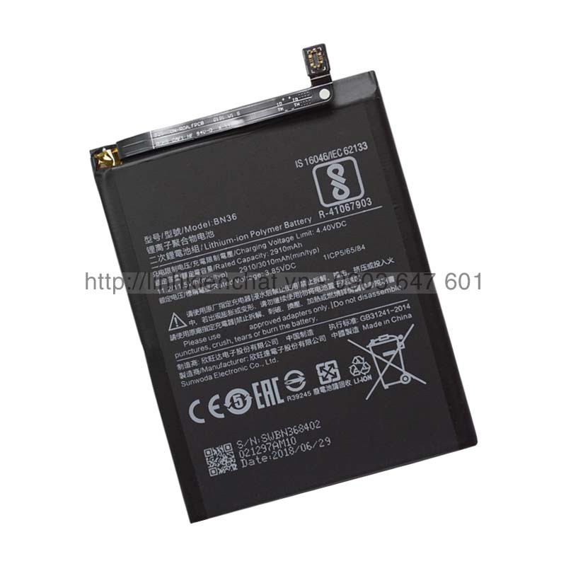 Pin Xiaomi Mi A2 3010mAh Zin - Hàng nhập Khẩu