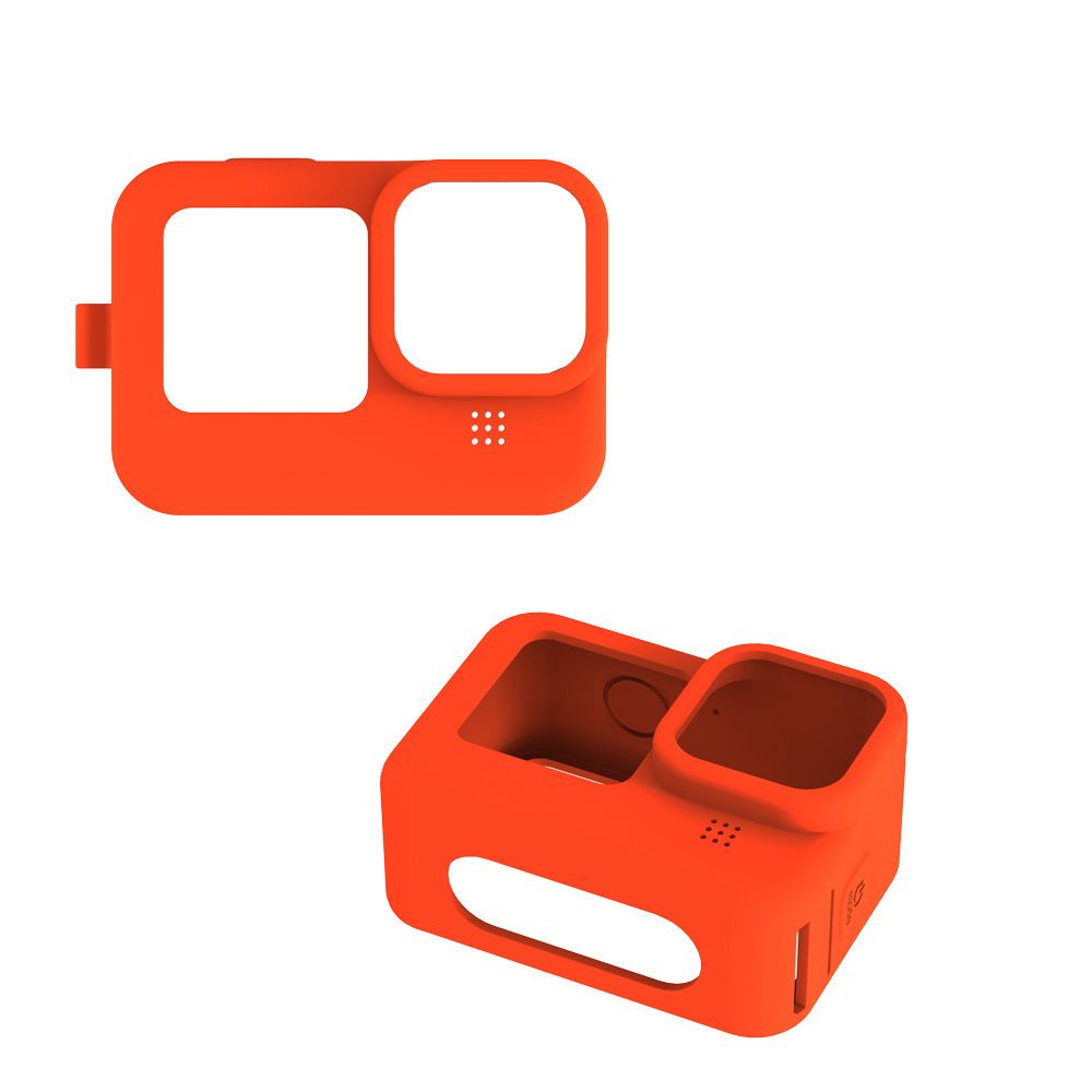 Vỏ cao su bảo vệ ống kính máy ảnh chống rơi chống nước toàn diện cho GoPro Hero 9
