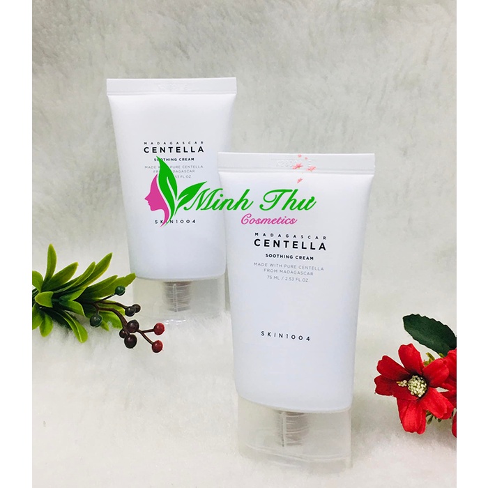 Kem dưỡng da giảm mụn Chiết Xuất Rau Má Skin1004 Madagascar Centella Soothing Cream 75ml (Mẫu mới)