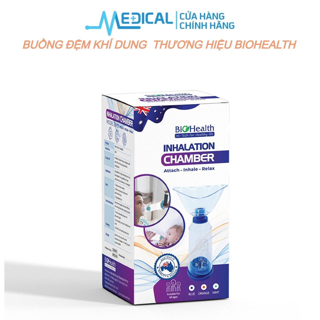 Buồng đệm khí dung Baby haler BIOHEALTH BH01 buồng hít hen suyễn - MEDICAL