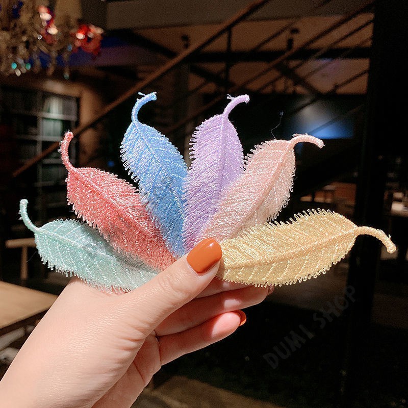 Set 3 cái kẹp mái hình lá phong cách Hàn Quốc